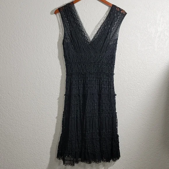 Studio M | Dresses | Studio M Black Lace Sleeveless Dress Wlining Sz M |  Poshmark